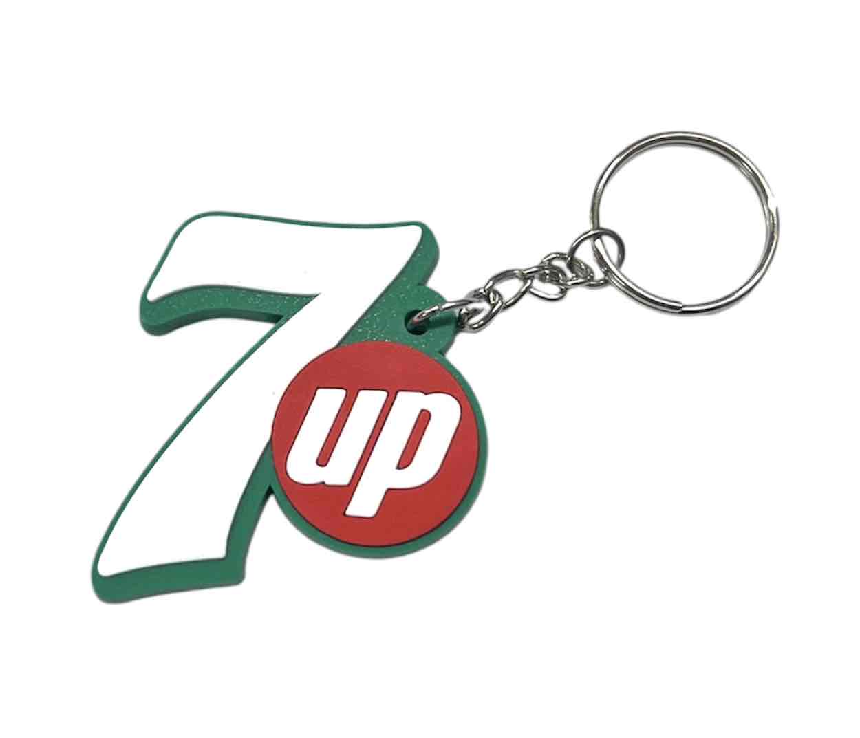 樂天商城 - ラバーキーチェーン7UP　セブンアップ ラバー 3D キーチェーン キーホルダー 並行輸入 アメリカン雑貨