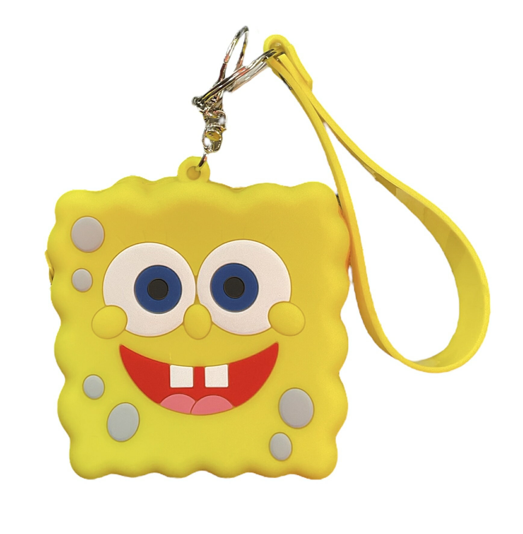 spongebob スポンジボブ ラバーコインケース キーホルダー キーチェーン ポーチ