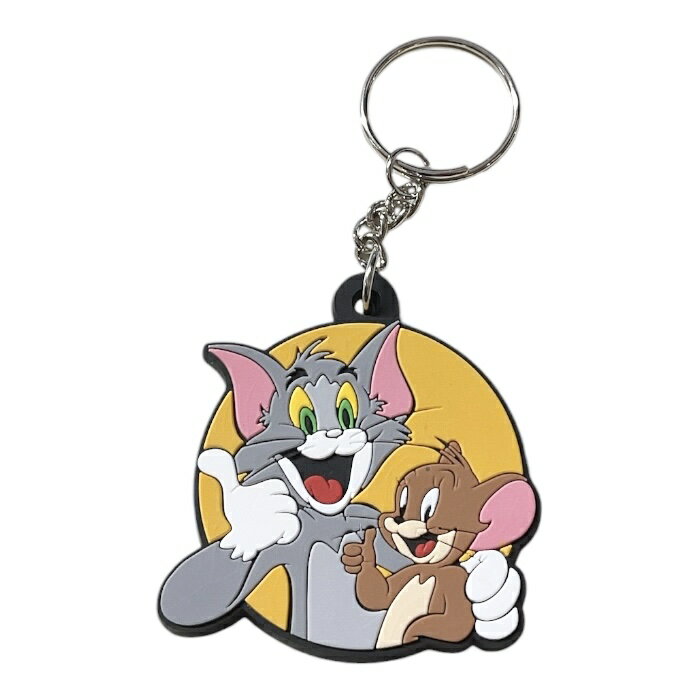 Rakuten - ラバーキーホルダー【Tom and Jerry】トムアンドジェリー トムジェリ丸 キーチェーン キーリング 並行輸入 アメリカン雑貨 アメリカンキャラクター アメキャラ
