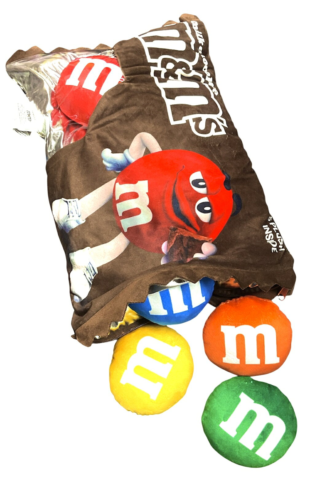 アライバル楽天市場店のM&M's　SnackBagPlushPillowSet　エムアンドエムズ　クッション　ぬいぐるみ｜アングル2