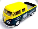 KiNSMART フォルクス ワーゲン ワーゲンバス ピックアップ デリバリー 1/34 1963 VW Bus Double Cab Pickup Delivery