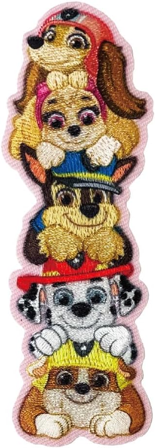 パウ パトロールワッペン大 なかま ピンク T01Y3253