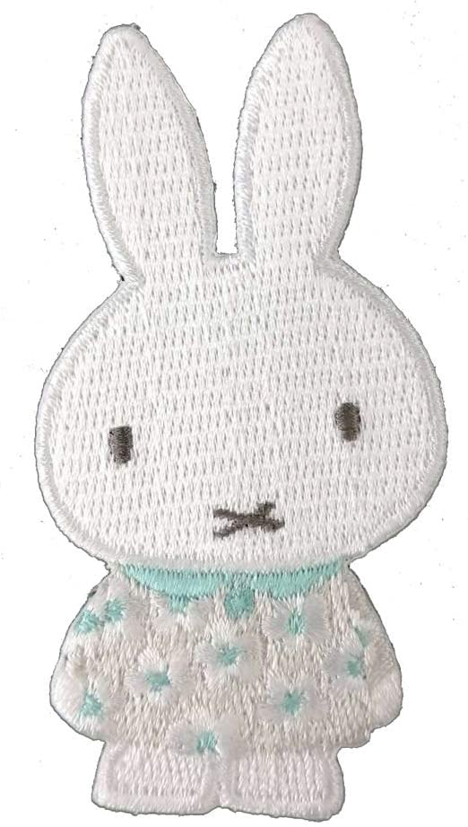 Rakuten - ミノダ miffyスプリングフラワー ワッペン ワンピース グリーン D02Y1613