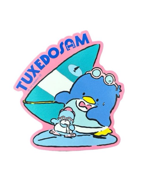 キャラクターステッカー／タキシードサム／ヨット