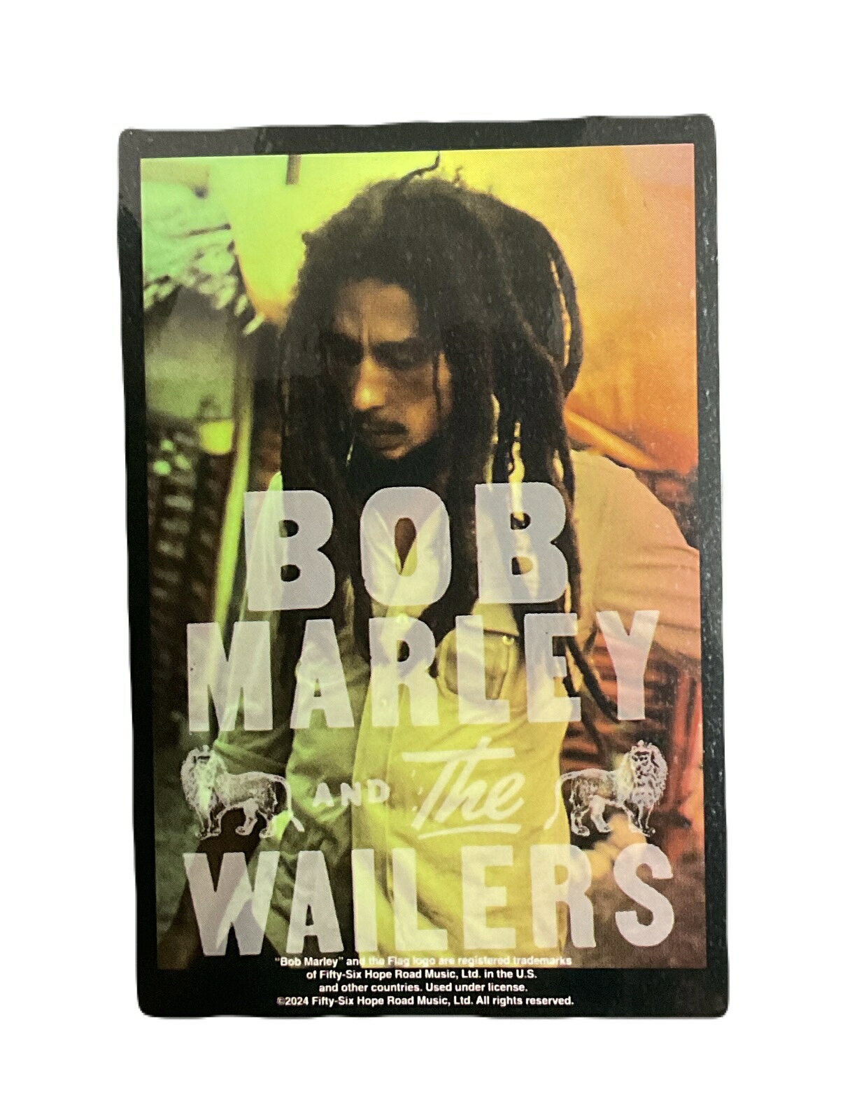 キャラクターステッカー　ボブマーリー　フォト　BOBMARLEY