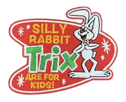 Emblems, Appliques - 輸入ワッペン　【Trix rabbit】トリックス　シリアル　海外企業　アメリカンカンパニー　雑貨