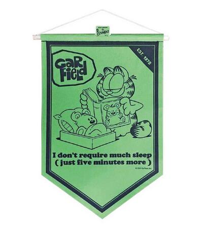 【VINTAGE STYLE 】PENNANT ペナント タペストリー 壁掛け GARFIELD【ホームベース型】☆選べる3種類☆