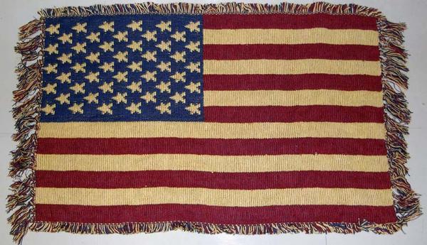 U.S. FLAG RUG MAT★ロングマット★カントリー風 星条旗ラグマット〜キッチンマット