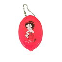 BETTY BOOP ベティ・ブープ RUBBER COIN CASE ラバーコインケース キーチェーン 小銭入れ ネオンピンク