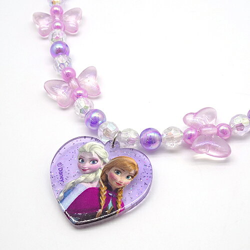 リボンビーズネックレス(アナと雪の女王)　【並行輸入品】プリンセス　アナとエルサ
