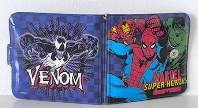 スパイダーマン　ビニールウォレット(withヴェノム)