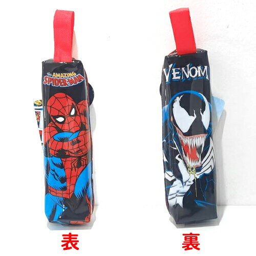 乐天商城 - スパイダーマン　縦型スリムペンポーチ(背景ブラック)　MARVELL　ヴェノム
