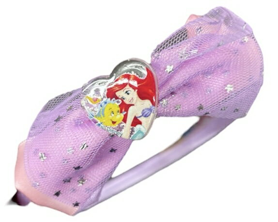 ディズニー　プリンセス　カチューシャ　リボン（アリエル、ラプンツェル、ベル）