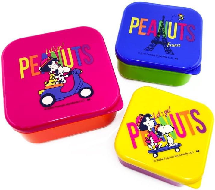 Rakuten - 大西賢製販 PEANUTS シールランチボックスセット LUNCH SERIES SCOOTER 3P SLK-1515