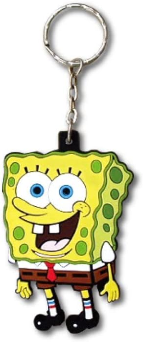 樂天商城 - ラバーキーチェーン　SpongeBob 【スポンジボブ】 ラバー 3D キーチェーン キーホルダー 並行輸入 アメリカン雑貨