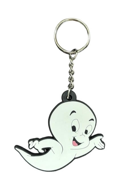 ラバーキーホルダー【Casper】キャスパー キーチェーン キーリング 並行輸入 アメリカン雑貨 映画雑貨 アメリカンキャラクター アメキャラ