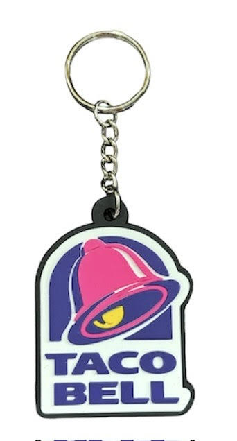 ラバーキーホルダー【TACO BELL】タコベル キーチェーン キーリング 並行輸入 アメリカン雑貨 海外企業 カンパニー