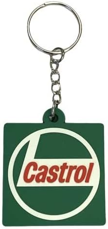 乐天商城 - ラバーキーホルダー【castrol】カストロール キーチェーン キーリング 並行輸入 アメリカン雑貨 企業・カンパニー系