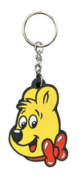 Leather - ラバーキーホルダー【HARIBO Face】ハリボー（顔） キーチェーン キーリング 並行輸入 アメリカン雑貨 アメリカンキャラクター アメキャラ 企業 カンパニー