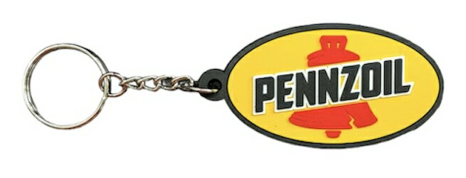 樂天商城 - ラバーキーホルダー【PENNZOIL】 ペンズオイル キーチェーン キーリング 並行輸入 アメリカン雑貨 企業 カンパニー モーター