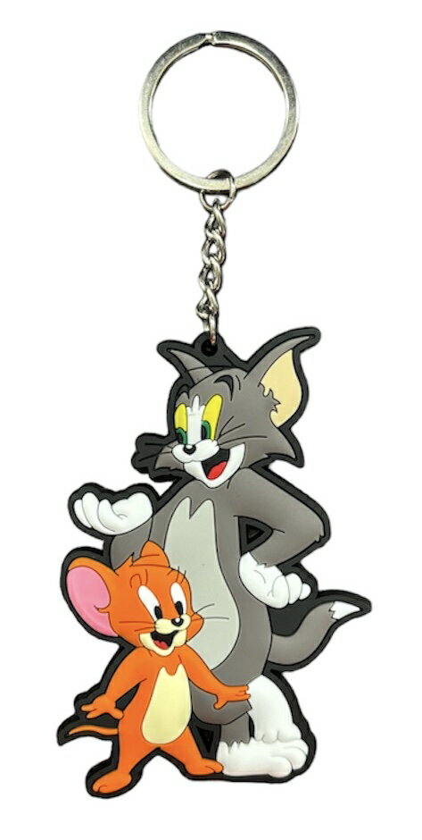 乐天商城 - ラバーキーホルダー【Tom and Jerry】トムアンドジェリー トムジェリ キーチェーン キーリング 並行輸入 アメリカン雑貨 アメリカンキャラクター アメキャラ