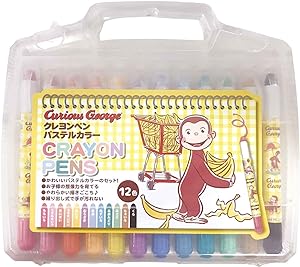 Rakuten - アイプランニング クレヨンペン パステル おさるのジョージ バナナ 約W200×H175×D25mm K-8626A