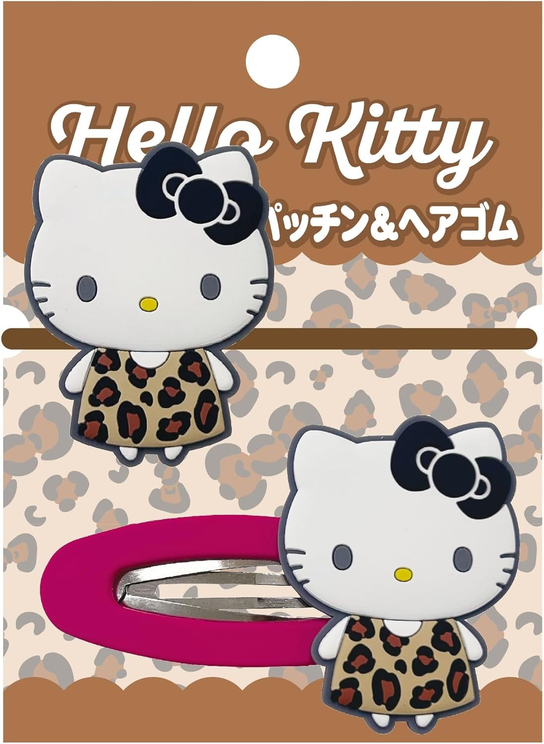 アイプランニング サンリオ ぎゃるりーぬ 平成 パッチン&ヘアゴム レオパード　ヒョウ柄　ギャル　GAL..