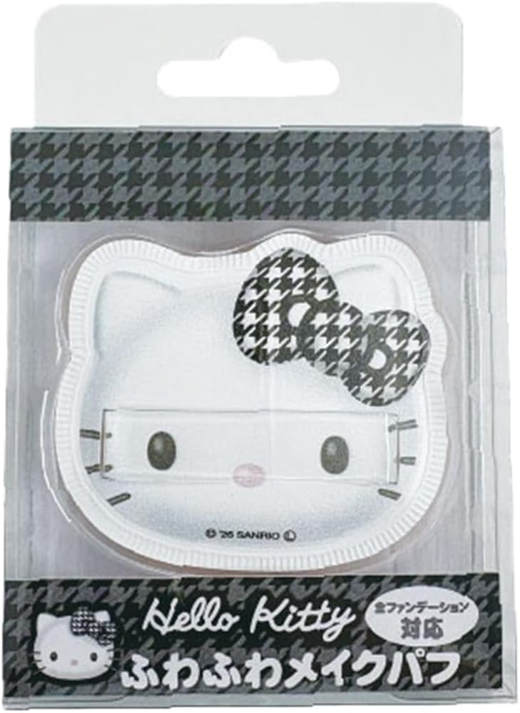 ☆★☆サンリオ　ふわふわメイクパフシリーズ☆★☆ リキッドファンデーションが染み込みにくい多層構造 全ファンデーション対応です ●サイズ：約W6 H5 ●素材：ポリウレタン ☆送料・配送方法について☆ クリックポストをご希望のお客様は、配送方法の選択肢より「クリックポスト」をお選びください。 クリックポストをご利用の場合は、送料として**＋200円**を頂戴いたします。 ご注文時は送料が「0円」と表示されますが、店舗で受注処理を行う際に送料をクリックポスト料金へ変更し、受注確認メールをお送りいたします。 ※重要※ 定形外郵便（普通郵便）をご選択の場合は、送料を抑えられる反面、お荷物の追跡サービスや紛失・破損時の補償がございません。 万が一、紛失・破損などが発生した場合でも、ご返金・再発送には対応いたしかねます。 普通郵便をご利用の際は、上記内容をご理解・ご了承のうえ、ご注文くださいますようお願いいたします。 ※掲載画像と実商品のカラーが若干異なることがございます。 ※掲載画像は撮影用のサンプル商品ですので、別の画像を使用している場合があります。 ※各種加工の状態は商品によって多少異なります。 ※実測値のため、多少の誤差はご容赦ください。 No.104.001.003 千鳥格子