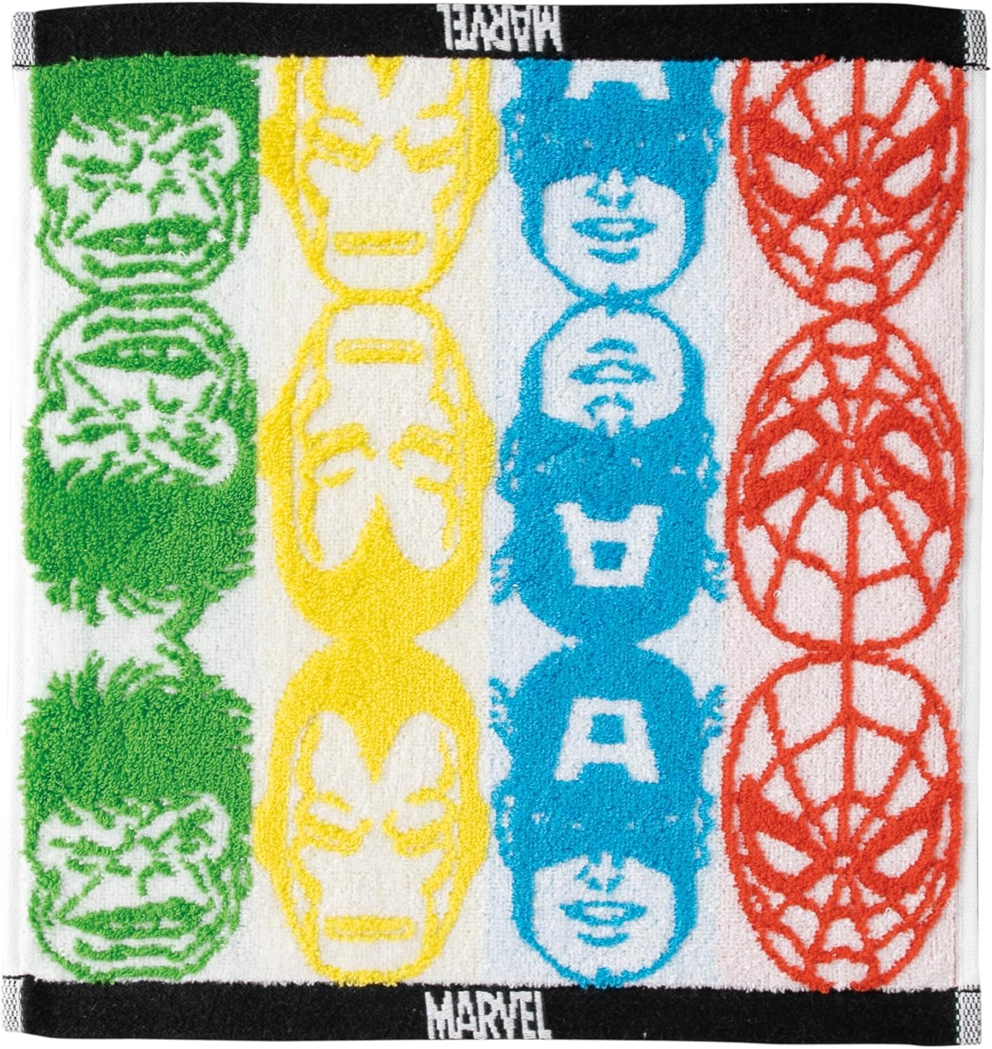 Rakuten - 丸眞 ハンドタオル Marvel マーベル ヒーローズフェイス 綿100％ ふわふわ 2505018600
