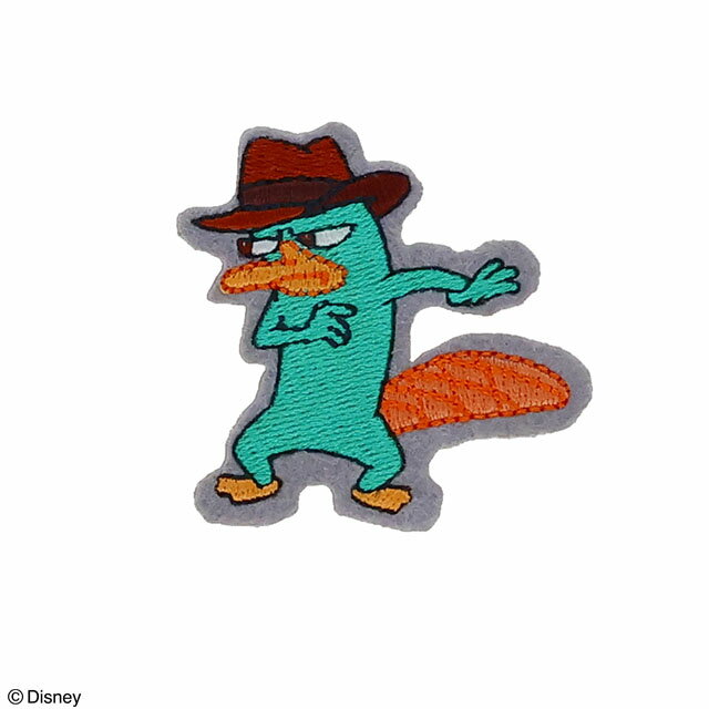 ディズニー　エージェントP エージェントP/刺繍ワッペン 刺繍ワッペン　全身　カモノハシペリー