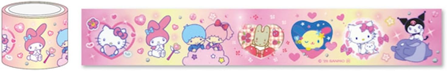 樂天商城 - ケイカンパニー サンリオキャラクターズ（胸キュンメモリーズ） クリアテープ C　サンリオ　Sanrio