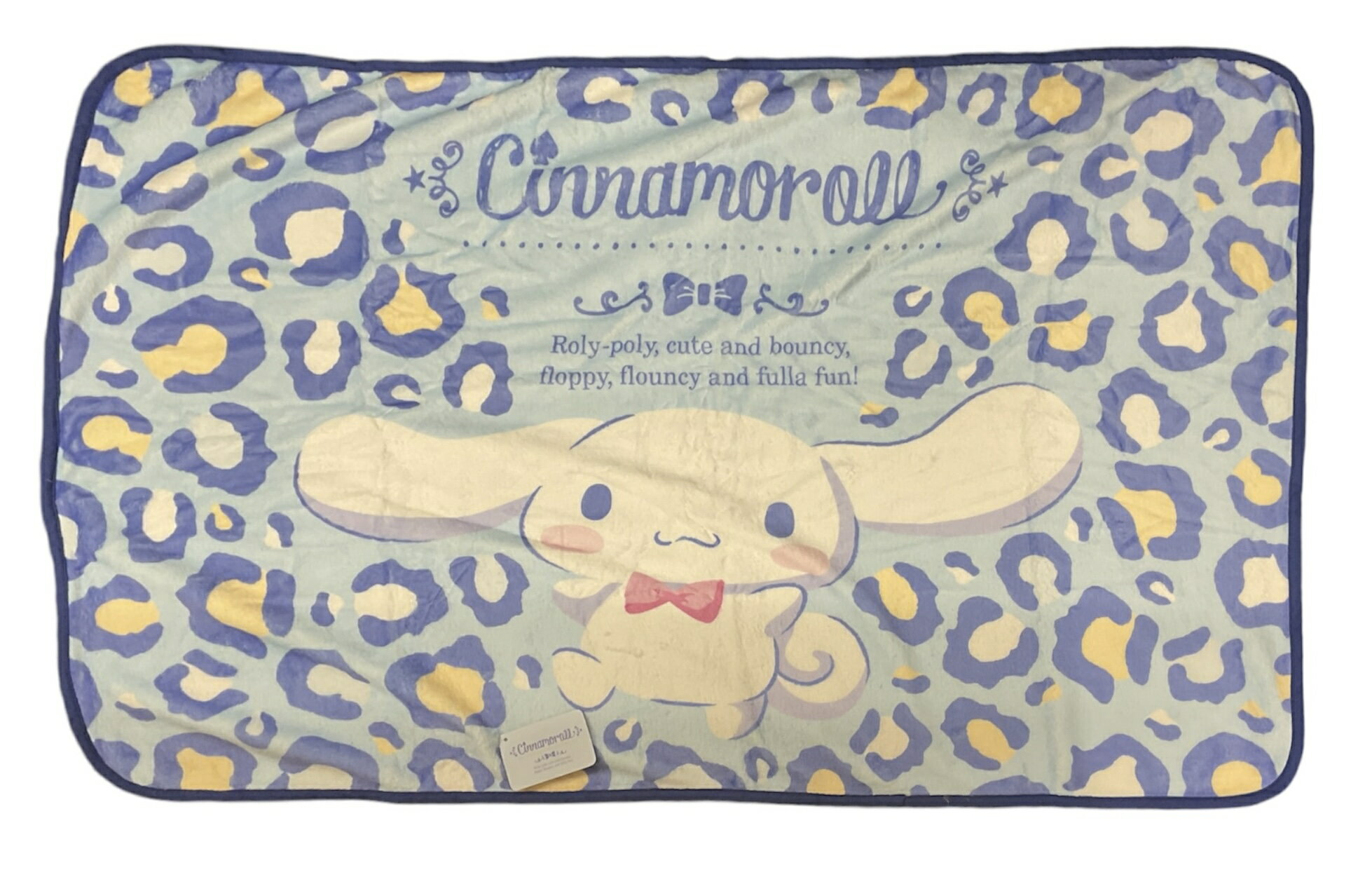 フランネル　ブランケット　ヒョウ柄　シナモロール