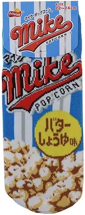 マイク・ポップコーン[女性用靴下]レディースソックス/バターしょうゆ