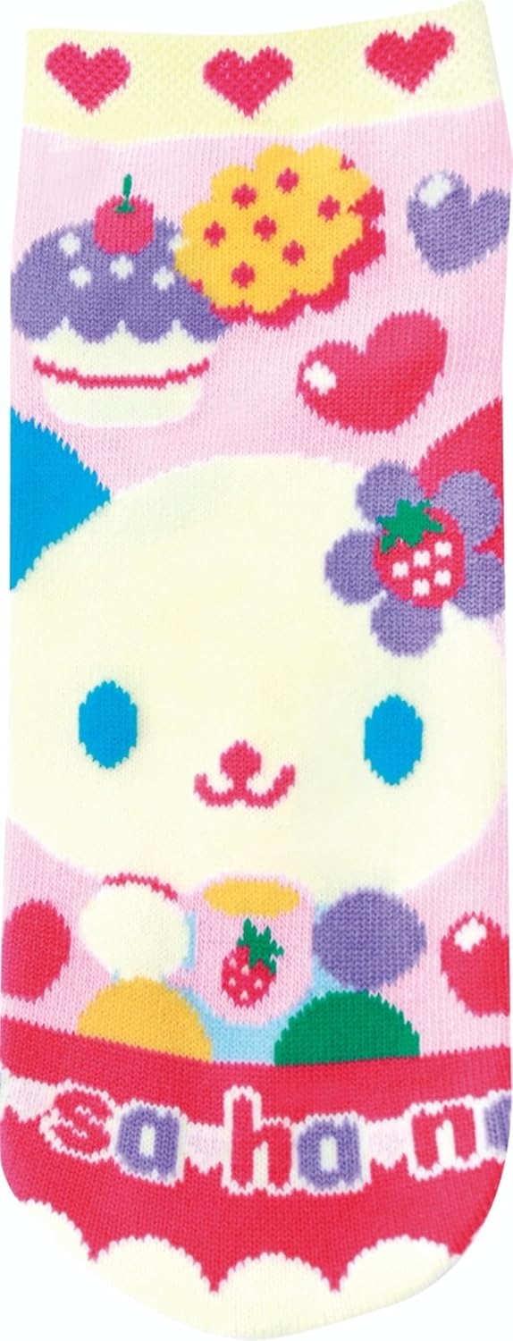 Rakuten - ジェイズプランニング ジャガードソックス レディース 大人用 キャラクターソックス ウサハナ ケーキ JGS1106