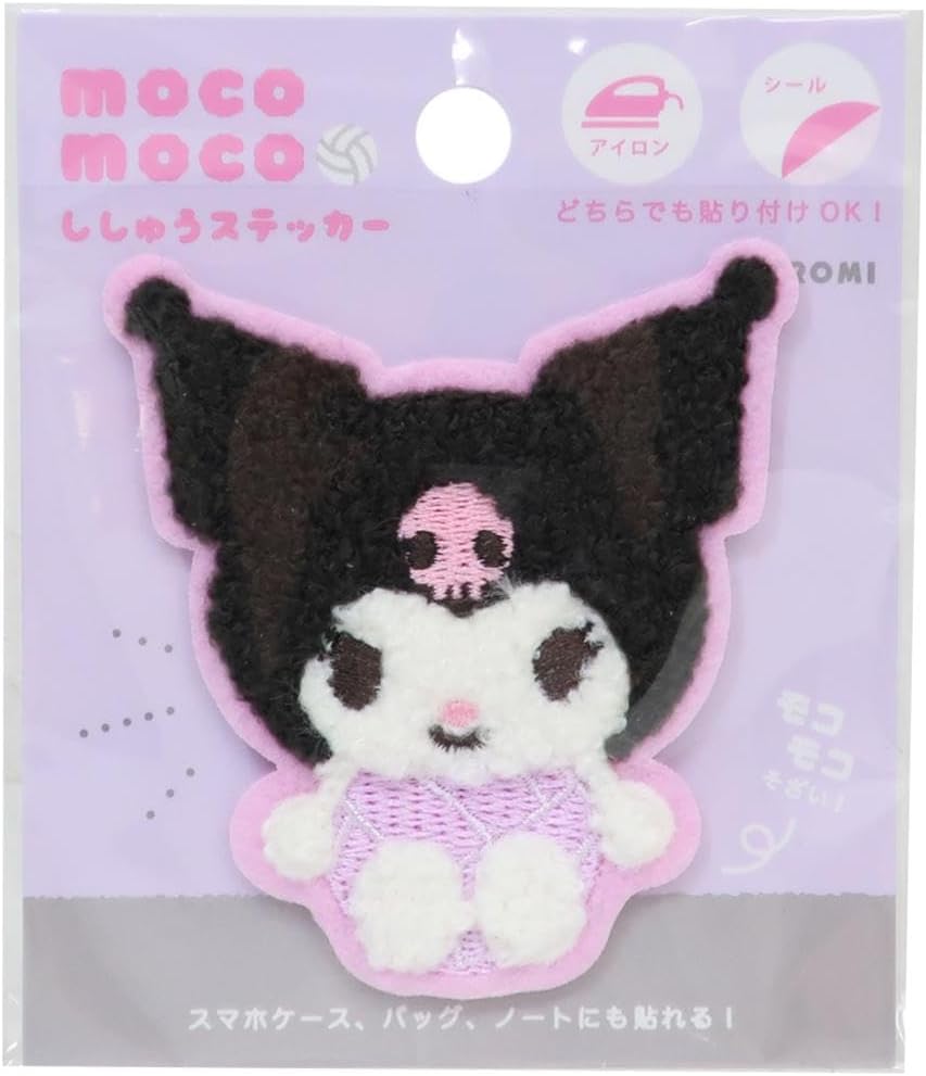 クロミ[ワッペン]モコモコ刺繍ステッカー/バレー サンリオ