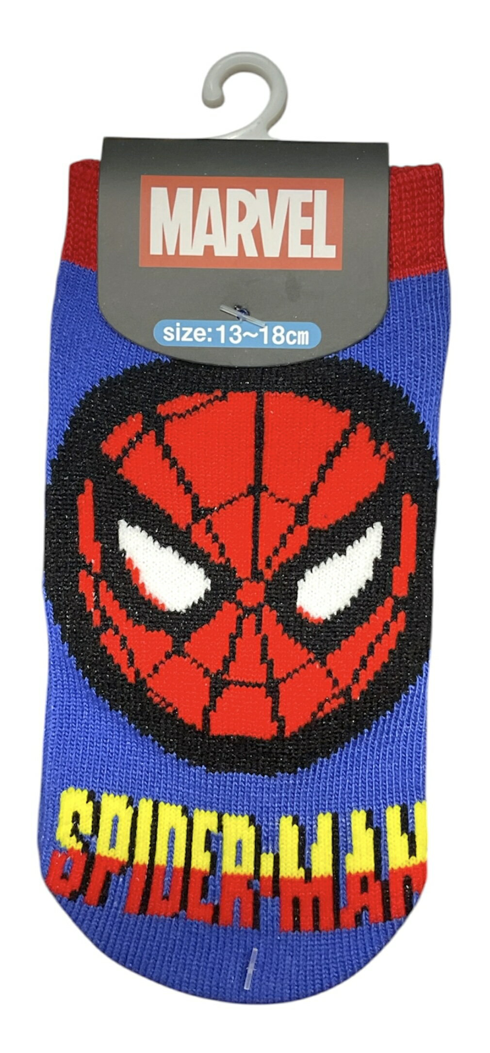 樂天商城 - kids　キッズソックス　靴下　MARVEL　マーベル　スパイダーマン　ロゴ　13～18cm