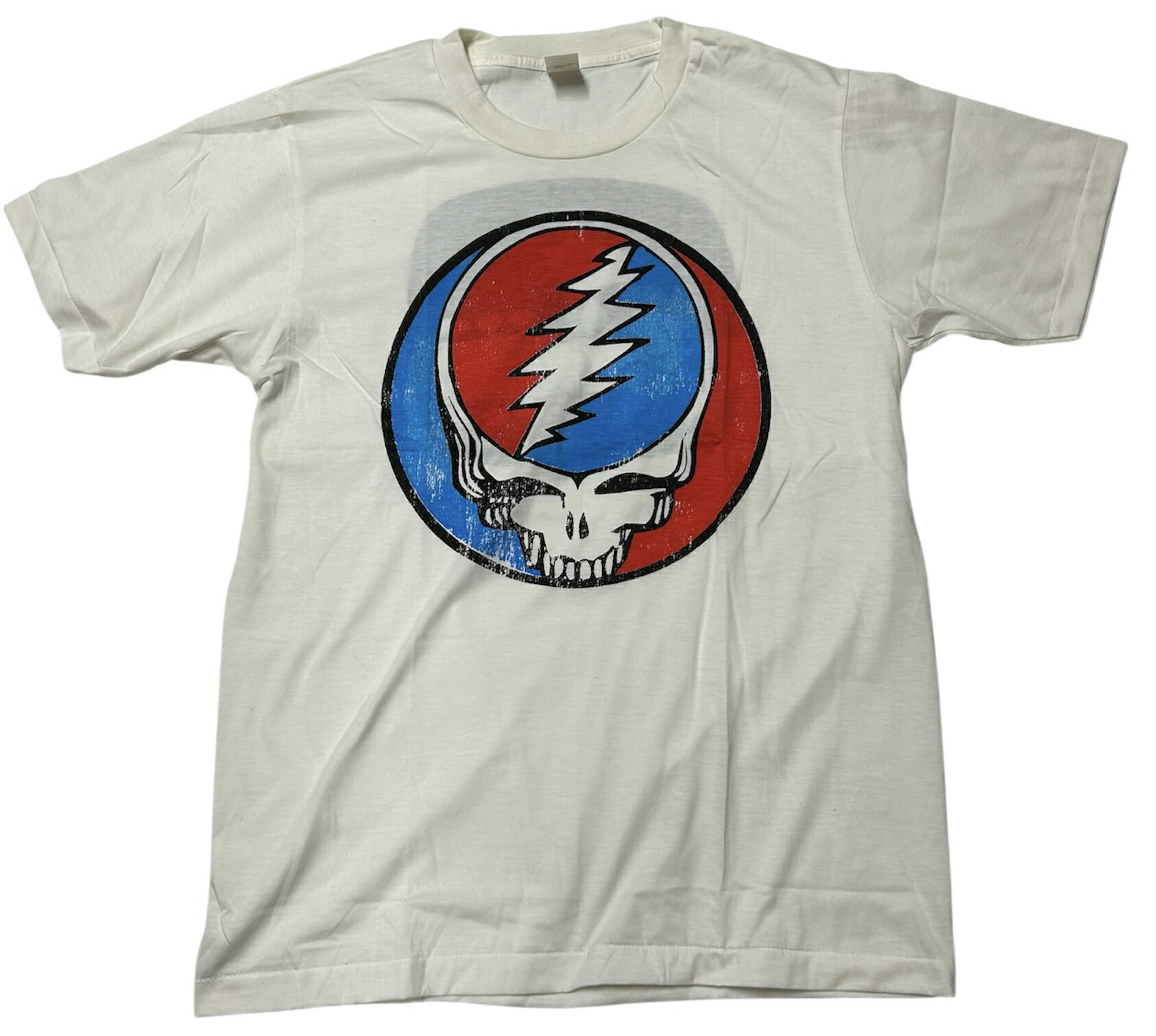 樂天商城 - MUSIC TEE 音楽T-シャツ　グレートフル デッド GRATEFUL DEAD　ロックT　ホワイト
