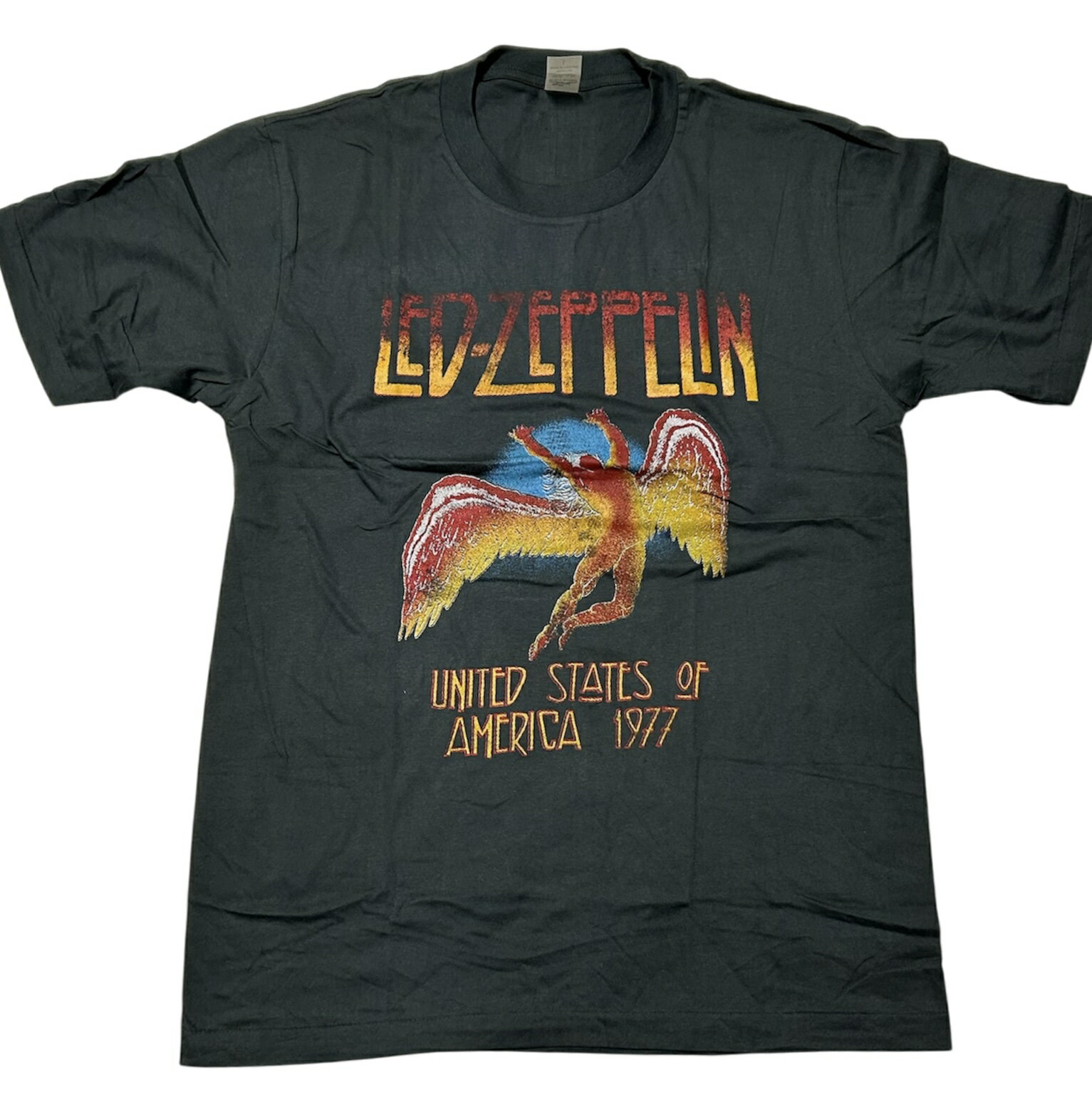 MUSIC TEE 音楽T-シャツ　Led Zeppelin United States of America 1977　ロックT
