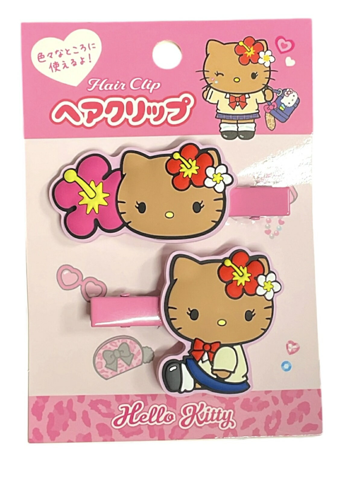 Rakuten - ハローキティ ヘアクリップ CR 138882 ハイビスカス サンリオ