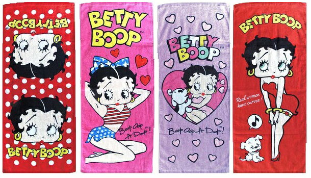 BETTY BOOP TOWEL ベティ　タオル　フェイスタオル　ベティちゃん
