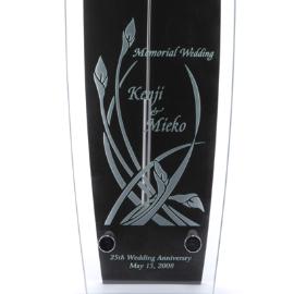 スタンダード振り子時計〈限定商品〉*ブラウン*エッチング*【名入彫刻】