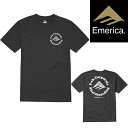 スケートボード エメリカ EMERICA EFF CORPORATE 2 TEE BLACK