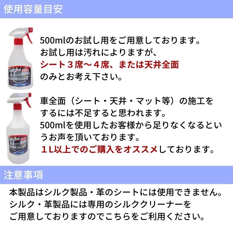 【業務用ルームクリーナー500mlお試しサイズ】天井の汚れ布シート汚れシートクリーナータバコヤニたばこヤニシート汚れシートシミシート染みフロアーマット汚れ内装クリーニング車内清掃煙草の汚れペット汚れプラスチック汚れフロアーマット汚れ