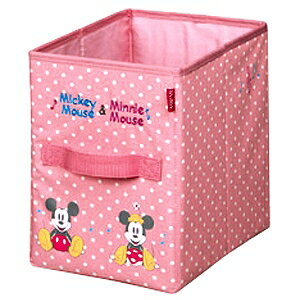 【定価2000円×2個セット】 ミッキー＆ミニー■布製収納ケース■おもちゃ・衣類入れに■LX3210■新品