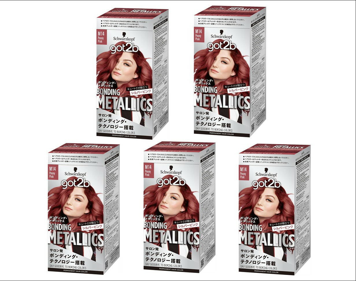 【定価1320円×5個セット】ヘンケルジャパン got2bヘアカラー 「ビオニーピンク」 新品