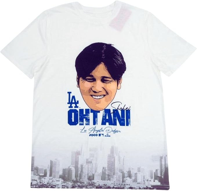 Rakuten - 【新品】大谷翔平 ドジャース「スカイライン」Tシャツ　MLBライセンス商品