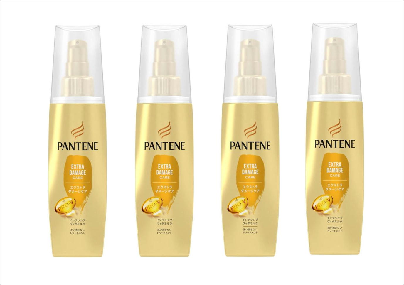【100ml×4個セット】P&G　パンテーン　エクストラダメージケア　インテンシブ　ヴィタミルク　毛先まで傷んだ髪用　新品