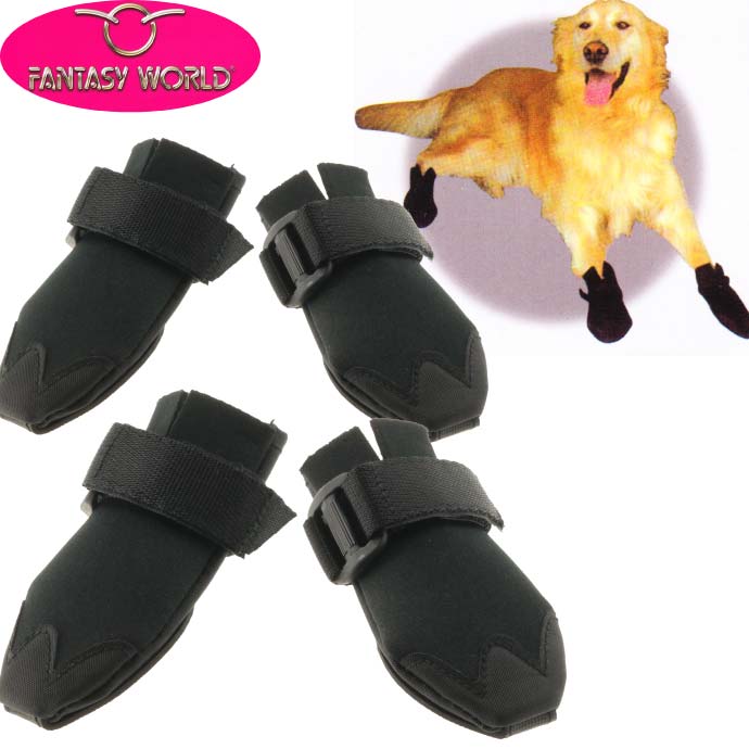ドッグブーツ7 ペットの散歩時に足を保護して汚さない ペットの靴 ペット用品 便利な ペットのブーツ ペット用品 Fa088