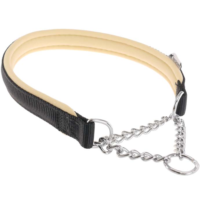 首輪 犬用 ファープラスト デイトナCSS 黒色 首回り45cm ペット用品 ferplast チェーン ハーフチョーク犬用首輪 Fa351