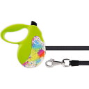 犬 伸縮 リード AMIGO M SPOTS テープ長5m 体重25kgまで ペット用品 ファープラスト アミーゴ DECOR SPOTS 伸縮式リード Fa5250(4)